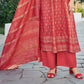 Palazzo Suits With Jacquard Chanderi Work Dupatta In USA