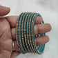 Lovely Teal Green Color Glass Bangles Near Me