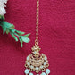 Attractive Light Green Color Beautiful gold plated tikka In Near Me