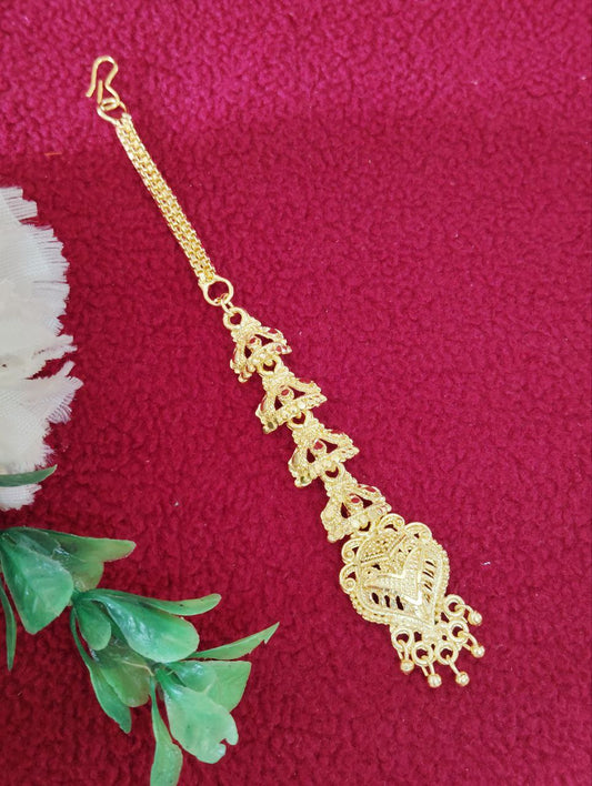 Attractive Gold Simple Beautiful gold plated tikka