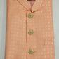 Splendid Light Orange Colored Koti Jacket For Men
