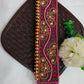 Gorgeous Pink Colored Stone Work Saree Belt For Women