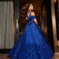 Blue Colored Sequins Work Lehenga Choli For Women Near Me