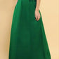 Attractive Deep Green Colored Cotton Readymade Petticoat For Women