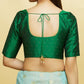 Gorgeous Green Color Elbow Sleeve Ready To Wear Blouse Near Me