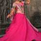 Alluring Pink Color Traditional Lehenga Choli Set With Dupatta For Women