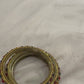 Exquisite Multicolor Glass Bangles With Glittering Stones For Women