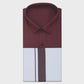 Mind Blowing Maroon Color Shirt with Matching Border Dhoti