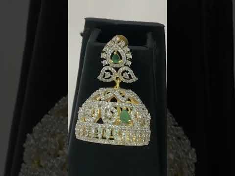 Indian Bridal Long American Diamond Haram With Designer Pendant In Tucson