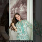 Elegant Sky Blue Color Cotton Printed Work Salwar Suits With Dupatta Set