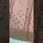 Appealing Pink Color Georgette Designer Saree With Exquisite Embroidery Work