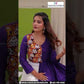 Wonderful Navy Blue Color Pure Cotton Gamthi Work And Mirror Chaniya Choli Set For Women