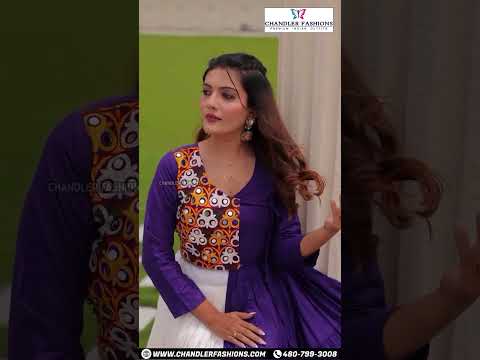 Wonderful Navy Blue Color Pure Cotton Gamthi Work And Mirror Chaniya Choli Set For Women