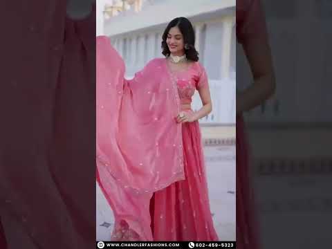 Embroidery Work Lehenga In Tempe