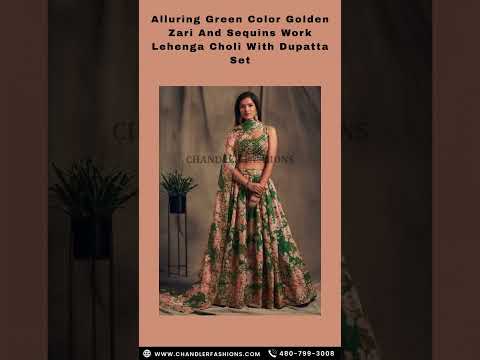 Beautiful Green Lehenga In Tempe