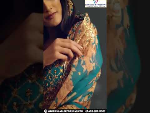 Teal Blue Color Sequins Embroidered Lehenga In Chandler