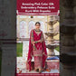 Amazing Pink Color Silk Embroidery Palazzo Suits Kurti With Dupatta