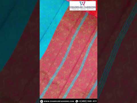 Bluish Green Color Art Silk Saree 