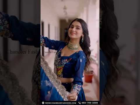 Graceful Blue Color Embroidery And Sequins Work Lehenga Choli With Dupatta In Chandler