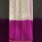 Attractive Cream Color Soft Silk Saree With Pink Colored Rich Pallu