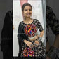 Attractive Black Color Pure Cotton Kamthi Work Chaniya Choli Set For Women