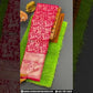 Alluring Red Color Pure Kanchi Silk Silver Zari Work Saree For Women