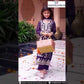 Beautiful Purple Color Organza With Embroidery Work Kurti Suits For Girls