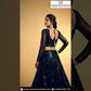 Stunning Black Color Net With Thread And Sequins Work Lehenga Choli For Women