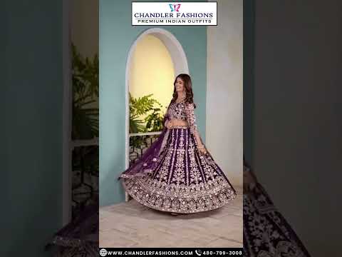 Beautiful Purple Lehenga Choli In Tempe