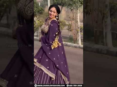 Attractive Purple Lehenga In Chandler