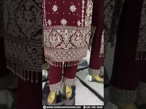 Maroon Color With Embroidery And Sequins Work Kurti In Prescott