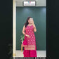 Pink Color Georgette With Sequins Work Palazzo Suits In Gilbert