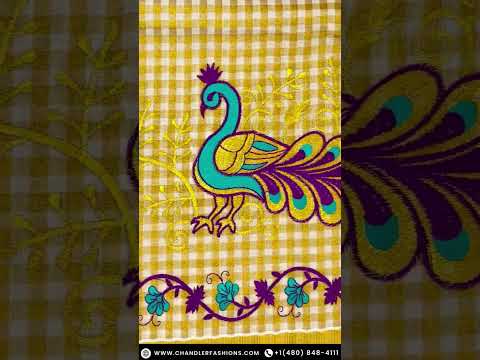 Kerala Cotton Peacock Saree In Surpris