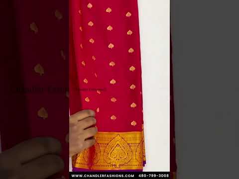 Maroon Color Pure Kanchi Saree In Suncity