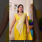 Wonderful Yellow Color Georgette With Embroidery Work Ready To Wear Saree For Women