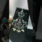 Elegant Oxidized Silver Alloy Goddess Lakshmi Pendant Temple Necklace Near me
