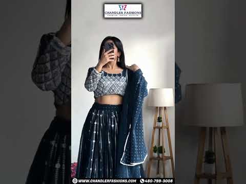 Teal Blue Color Lehenga In Arizona