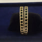 Alluring Gold Plated Bangles with Dark Green Color Stones Set For Women