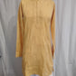 Fabulous Mustard Yellow Color Silk With Sequins And Embroidery Work Kurta Suits For Men
