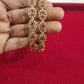Fantastic Pink And White Crystals Gold Plated Bangles Near Me