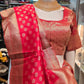 Alluring Red Color Banarasi Silk Zari Work Lehenga Choli With Silk Dupatta In USA