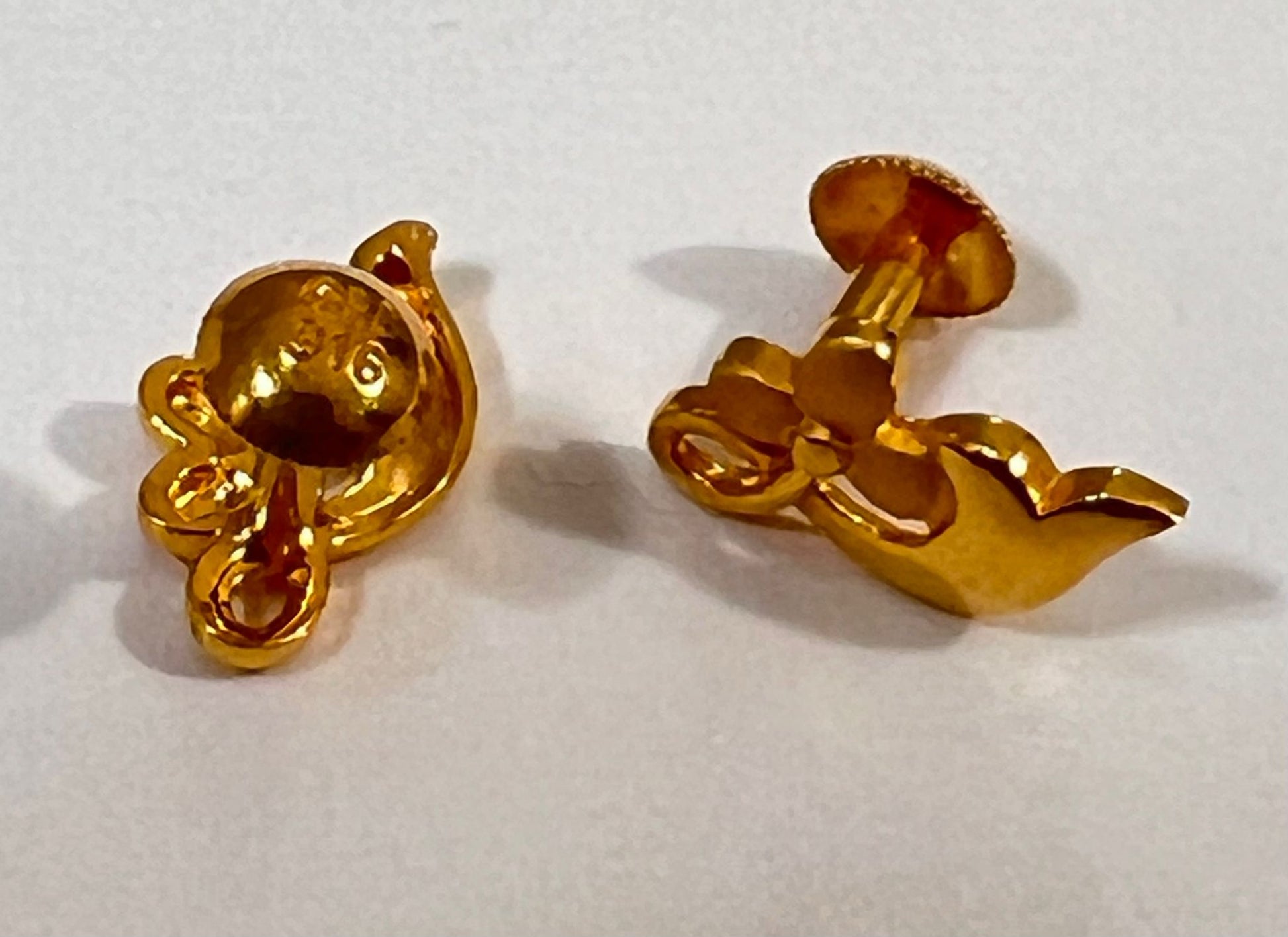 Alluring Pure 24Kt Gold Earrings for Women In Chandler