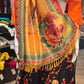 Charming Black Color Printed Work Lehenga Choli In Mesa