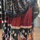 Stunning Maroon Color Printed Work Lehenga Cholis In Mesa