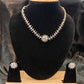 White Color Stones American Diamond Necklace With Earrings Set In USA