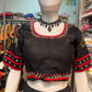 Elegant Black And White Color Chaniya Choli With Printed Work For Women