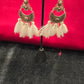 Oxidized Earrings With White Dazzles Near Me