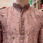 Light Purple Color Silk Kurta Suit With Multicolor Embroidery Work In Chandler
