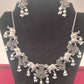 Beautiful Black Stone with Pearl Oxidized Necklace And Earrings Made With Brass And Copper