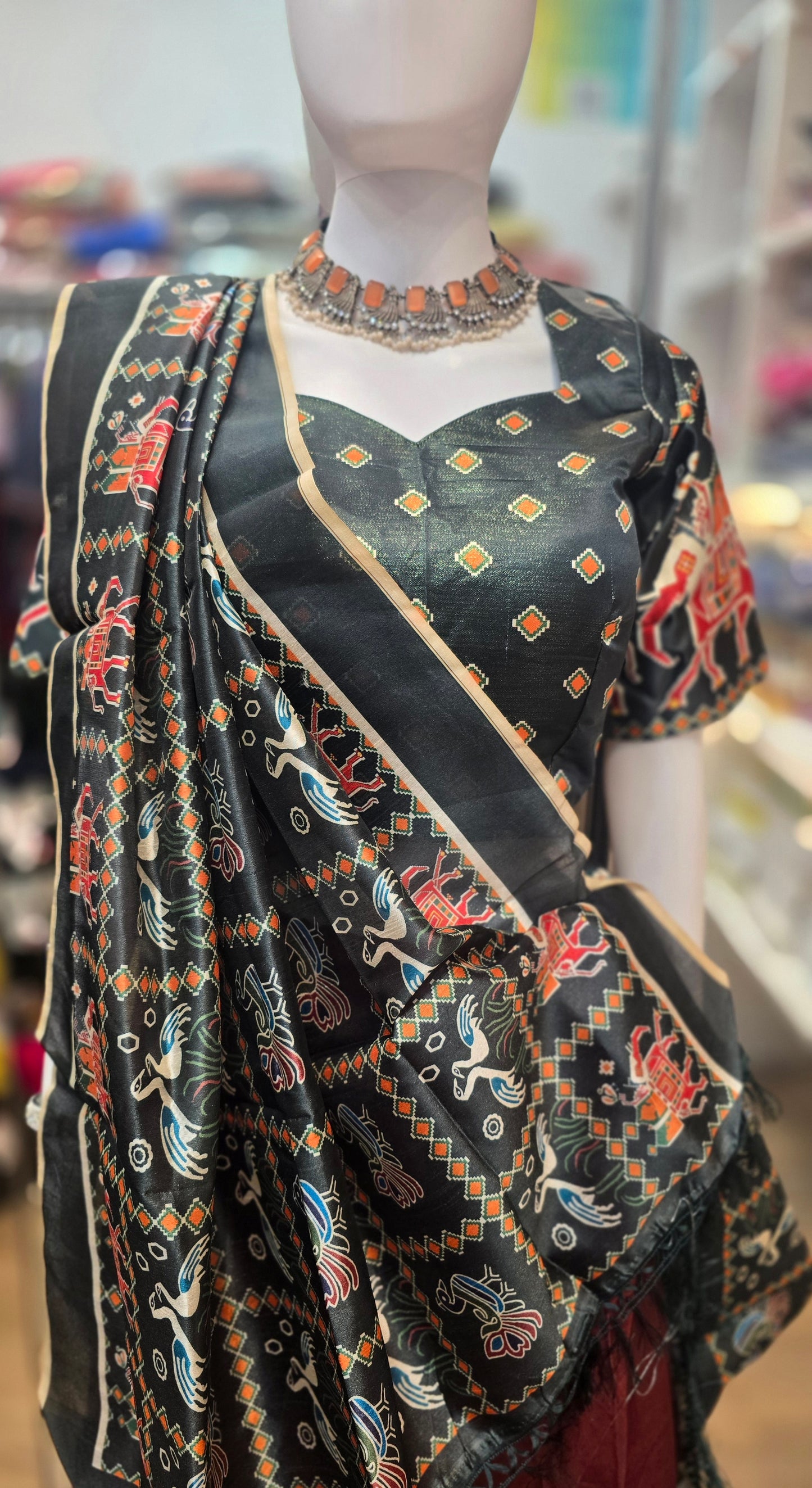 Stunning Maroon Color Printed Work Lehenga Cholis In Chandler
